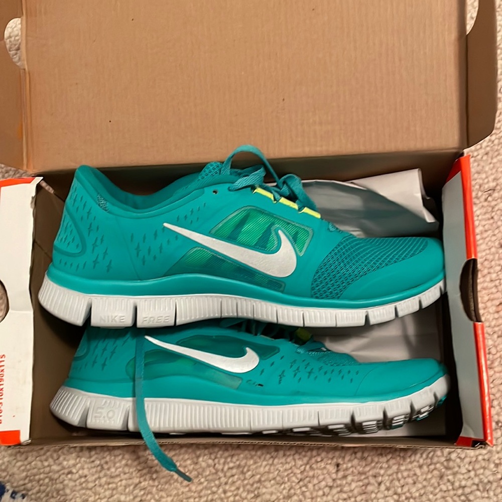 Turquoise Running Sneakers